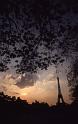 France 99 Eiffel Tower Sunset
